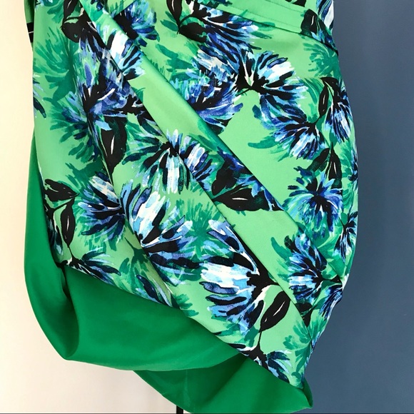 Green floral dress size 14 Banana Republic - Picture 9 of 10